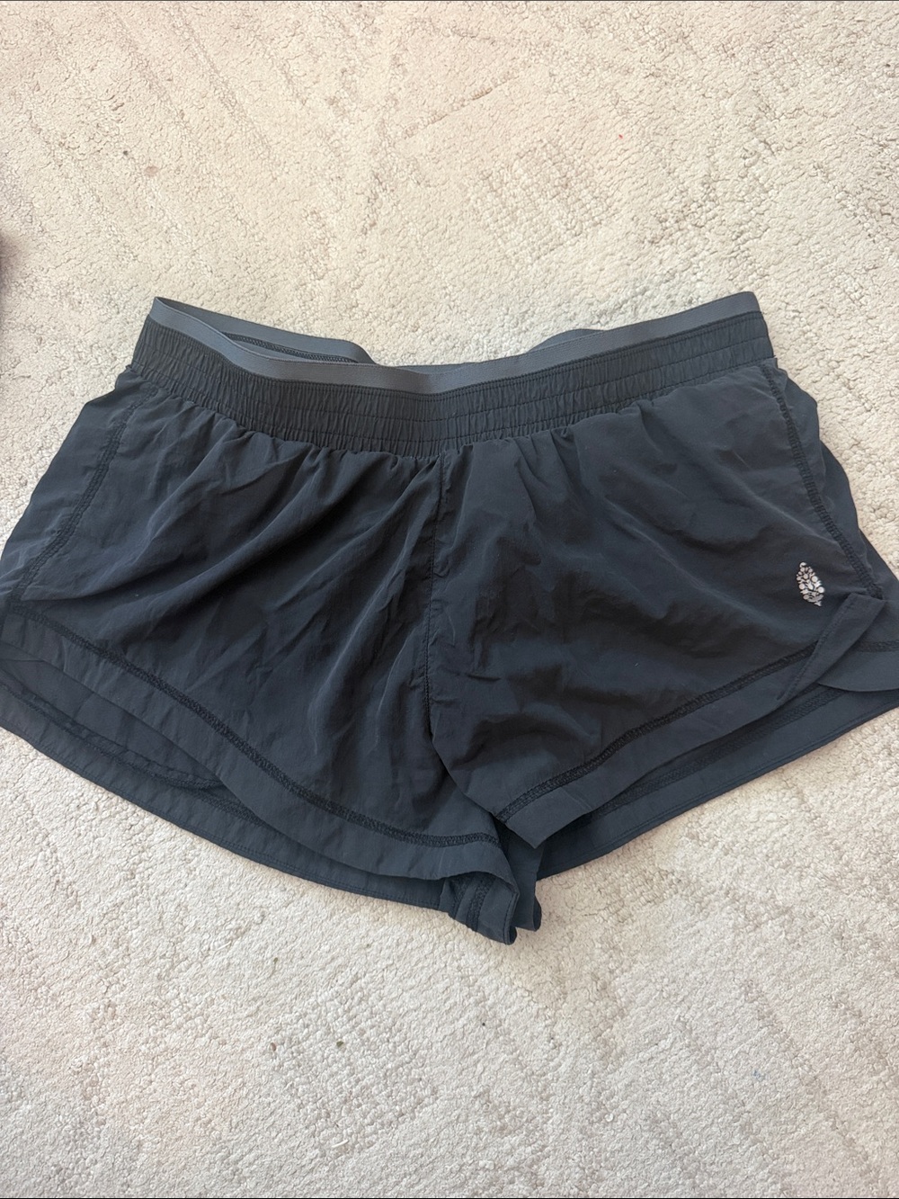 FP Movement Black Women's Athletic Shorts - Lightweight Running Shorts